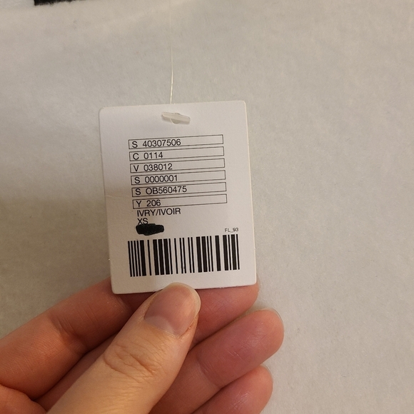 BDG Urban Outfitters White Crew Neck Pullover Sweater Size XS Side Zipper Fleece - Picture 8 of 10